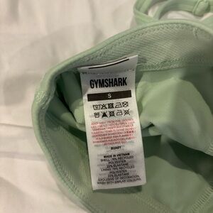 Gymshark green bandeau sports bra